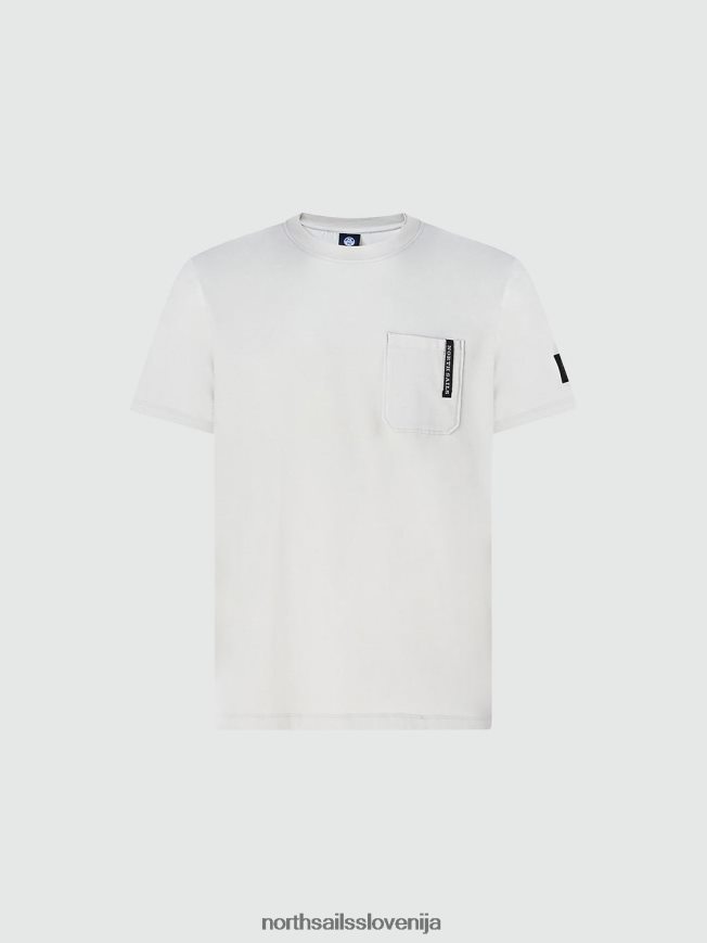 moški North Sails sivo vijolična majica s prsnim žepom oblačila ZBDXNV812