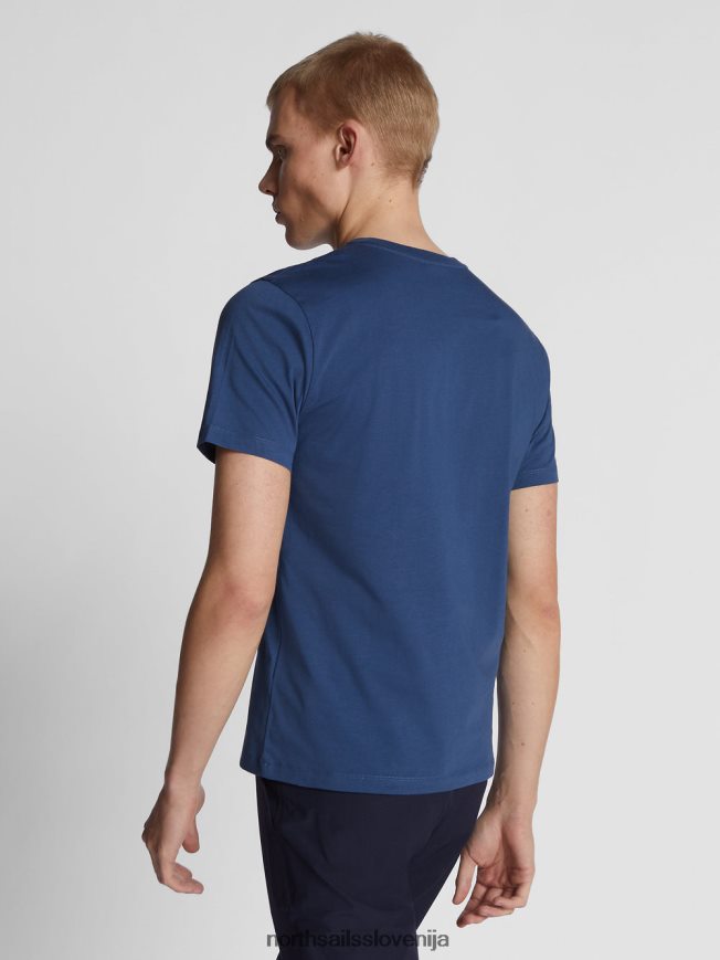 moški North Sails temen denim majica s kratkimi rokavi oblačila ZBDXNV1274