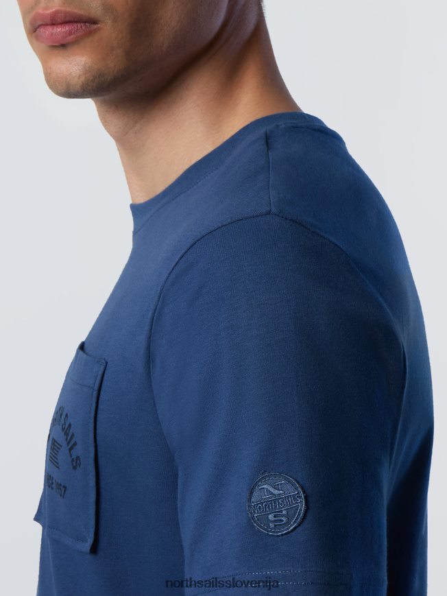 moški North Sails temen denim majica s prsnim žepom oblačila ZBDXNV163