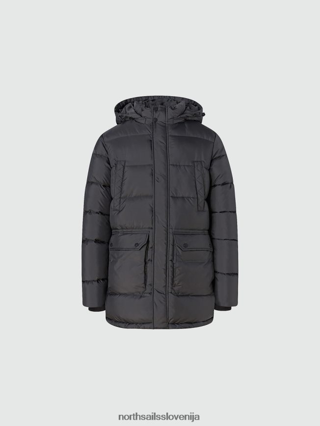 moški North Sails asfalt stara parka oblačila ZBDXNV719