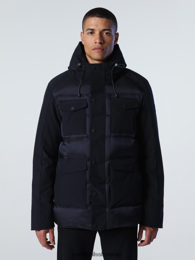 moški North Sails mornarsko modra ledeniška parka oblačila ZBDXNV847