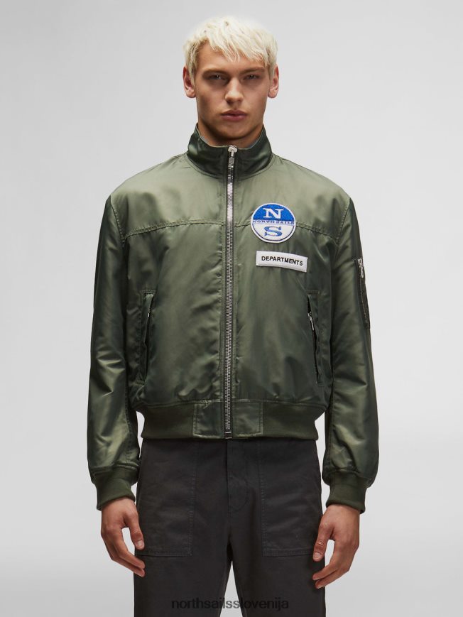 moški North Sails olivno zelena oddelek pet mornar oblačila ZBDXNV1293