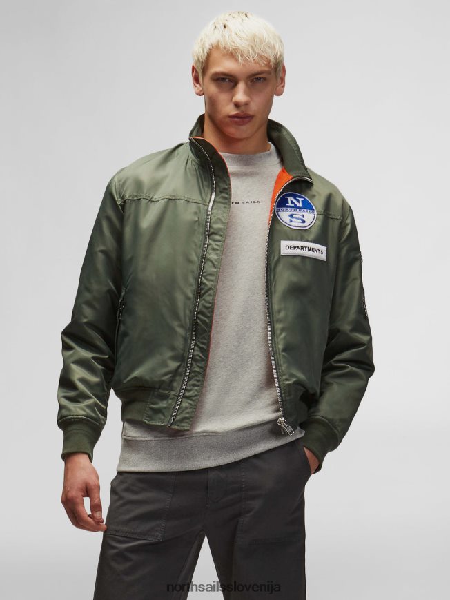 moški North Sails olivno zelena oddelek pet mornar oblačila ZBDXNV1293