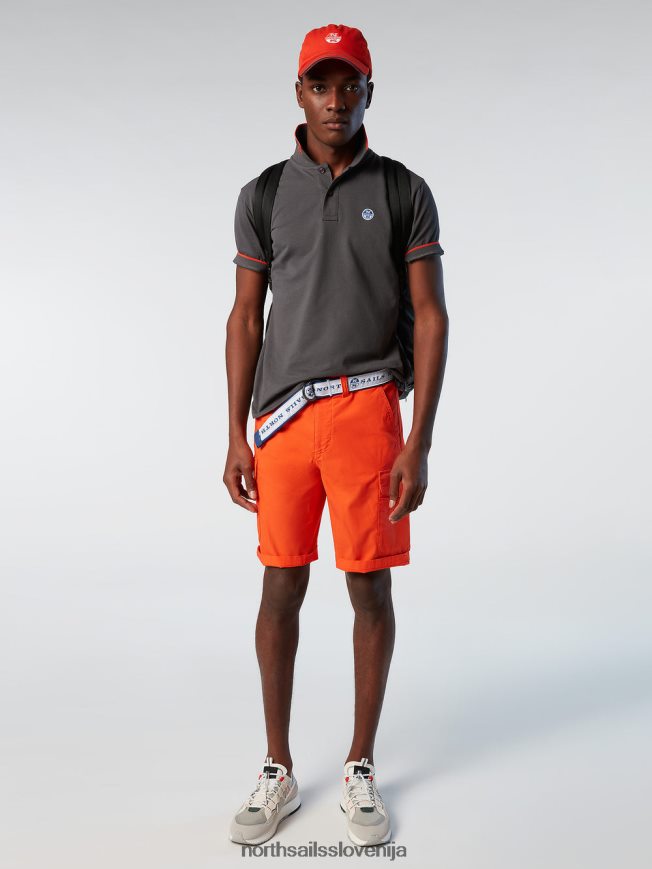 moški North Sails asfalt akcija polo majice iz organskega bombaža oblačila ZBDXNV79