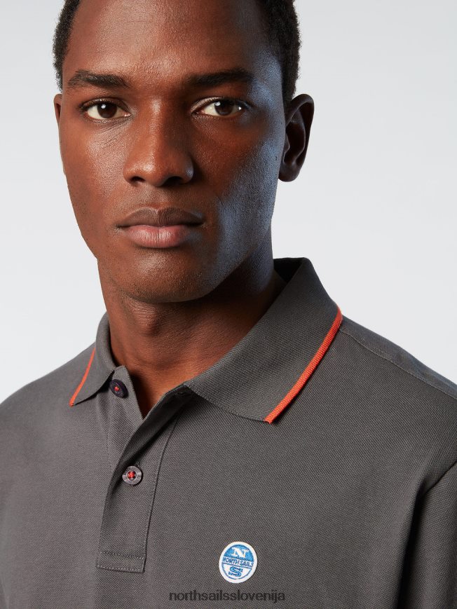 moški North Sails asfalt akcija polo majice iz organskega bombaža oblačila ZBDXNV79