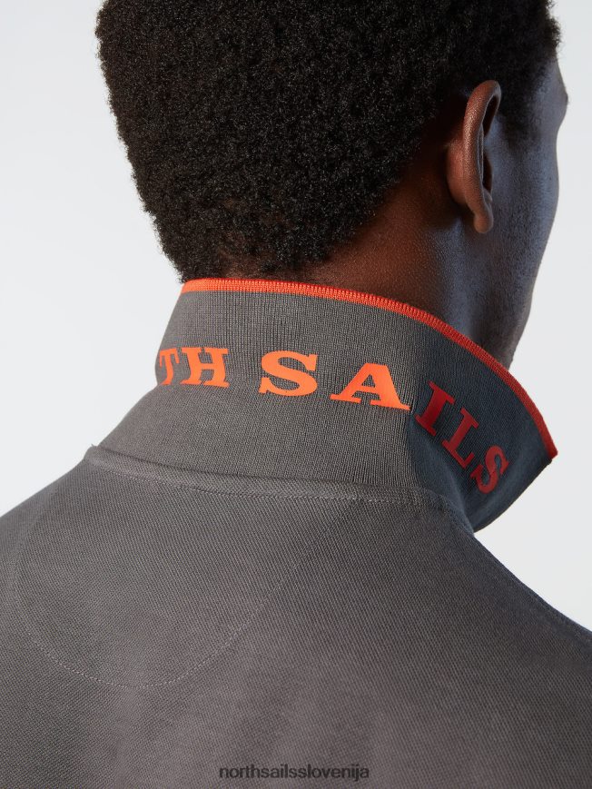 moški North Sails asfalt akcija polo majice iz organskega bombaža oblačila ZBDXNV79