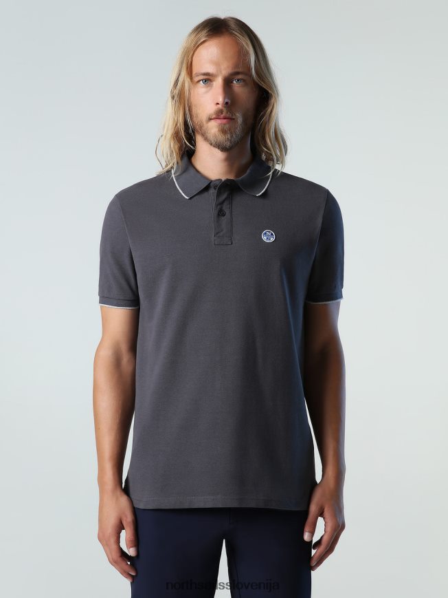 moški North Sails asfalt potiskana polo majica oblačila ZBDXNV940