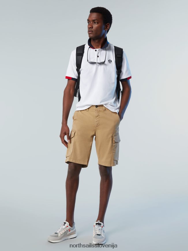 moški North Sails bela nova polo majica iz organskega bombaža oblačila ZBDXNV116