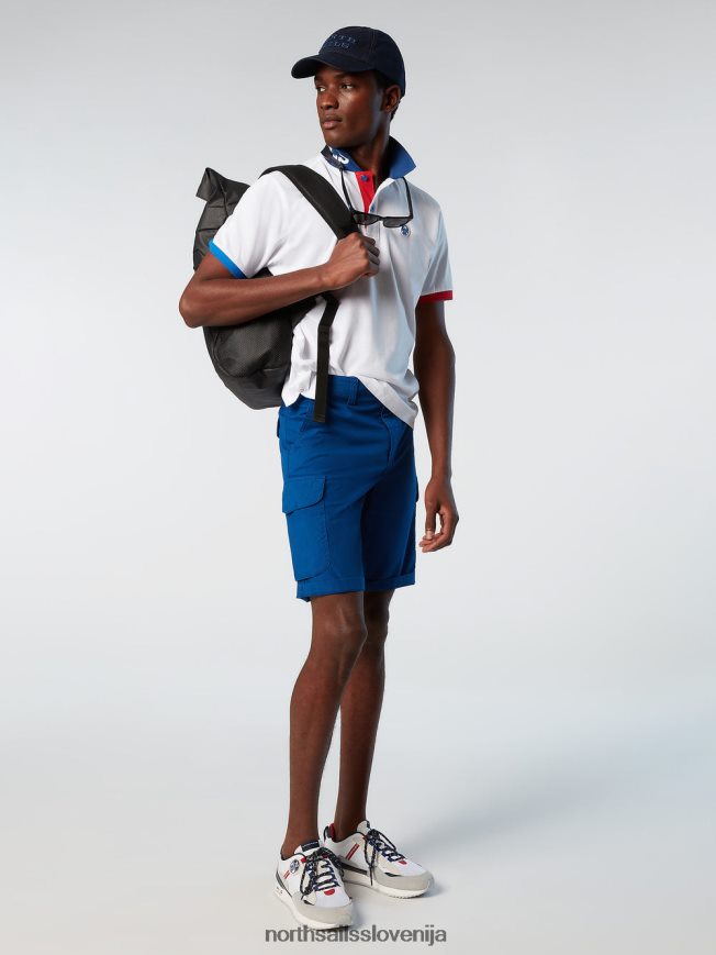 moški North Sails bela nova polo majica iz organskega bombaža oblačila ZBDXNV96