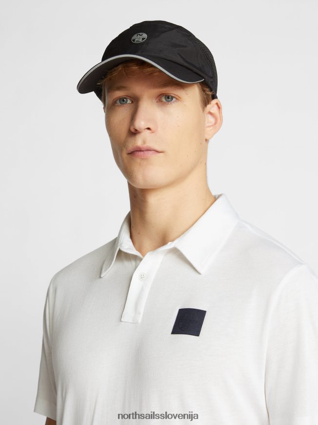 moški North Sails bela polo majica iz bombaža in bambusa oblačila ZBDXNV1068