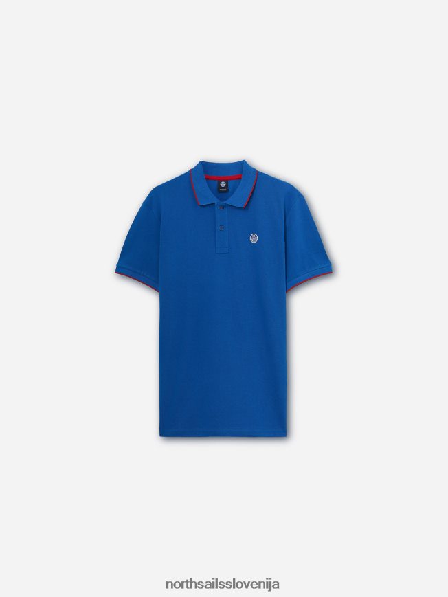 moški North Sails dihalka modra potiskana polo majica oblačila ZBDXNV1057
