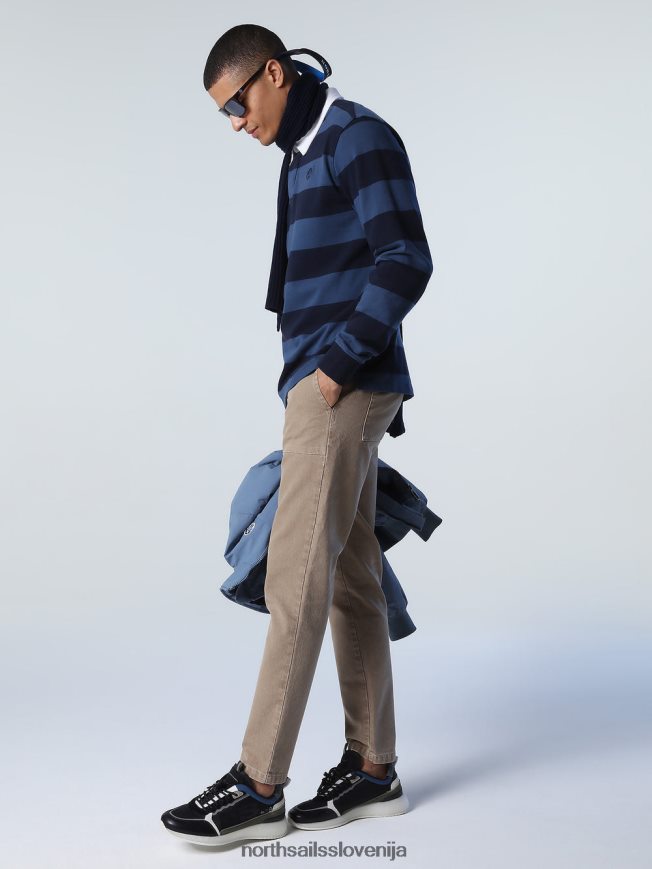 moški North Sails kombinacija 1 črtasta polo majica oblačila ZBDXNV1001