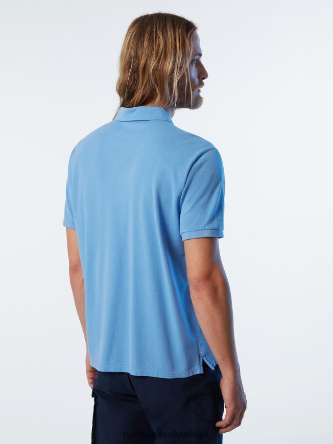 moški North Sails koruznica modra nova polo majica iz organskega bombaža oblačila ZBDXNV112