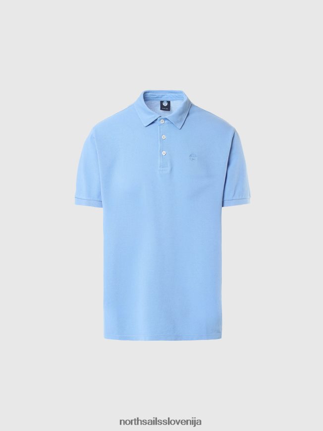 moški North Sails koruznica modra nova polo majica iz organskega bombaža oblačila ZBDXNV112