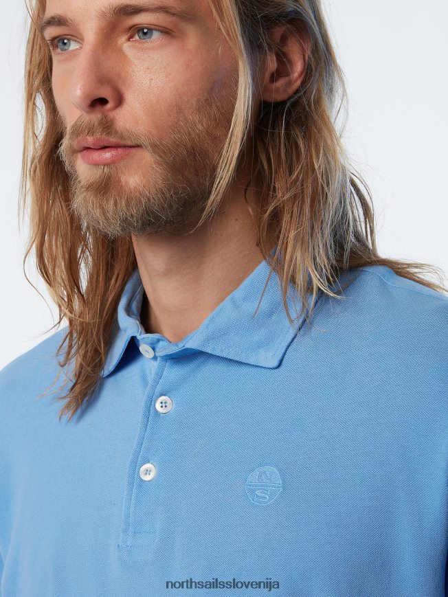 moški North Sails koruznica modra nova polo majica iz organskega bombaža oblačila ZBDXNV112