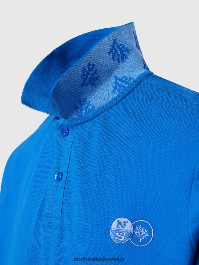 moški North Sails močna modra polo majica Coral Gardeners oblačila ZBDXNV66