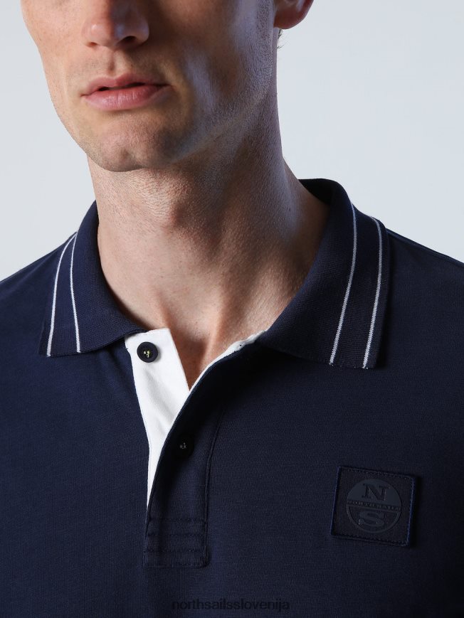 moški North Sails mornarsko modra težka polo majica iz džersija oblačila ZBDXNV820