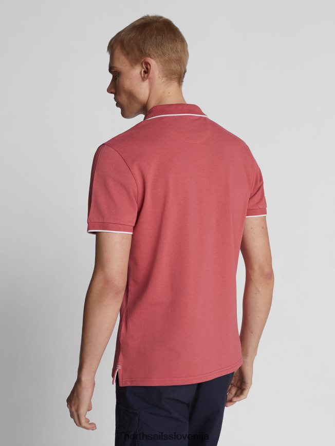 moški North Sails nantucket rdeče potiskana polo majica oblačila ZBDXNV1046