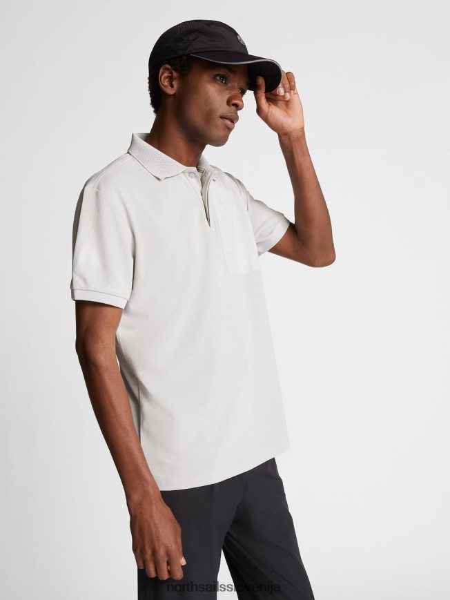 moški North Sails sivo vijolična coolmax pique polo majica oblačila ZBDXNV1071