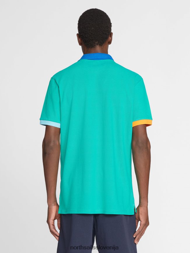 moški North Sails smaragdno polo majica barvnih blokov oblačila ZBDXNV1145