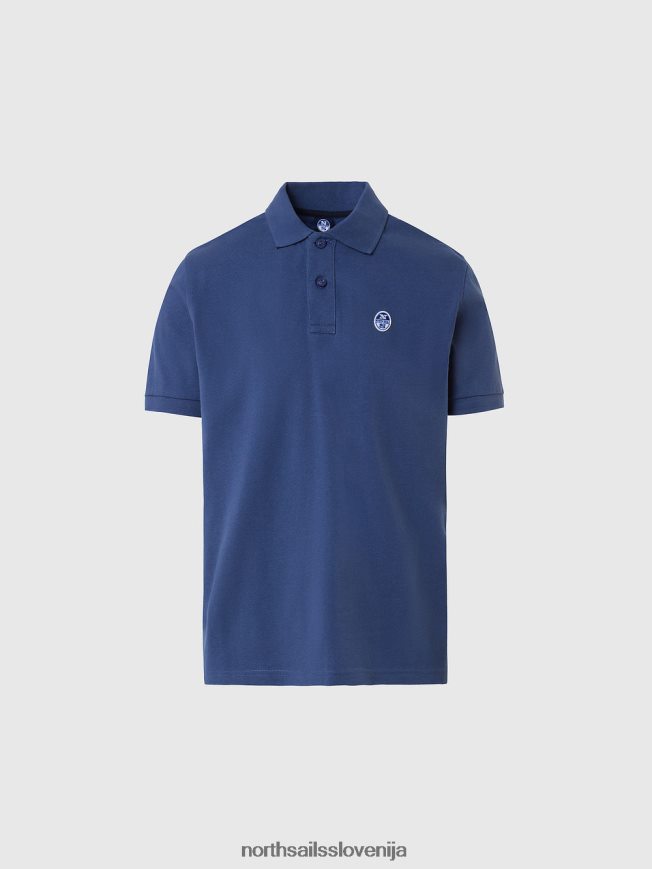 moški North Sails temen denim polo majica iz organskega bombaža oblačila ZBDXNV124