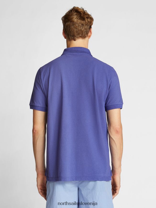 moški North Sails valovita modra polo majica s kratkimi rokavi oblačila ZBDXNV1233