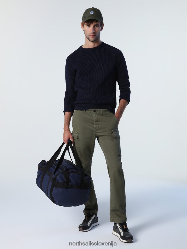 moški North Sails mornarsko modra ribiški rebrasti skakalec oblačila ZBDXNV980