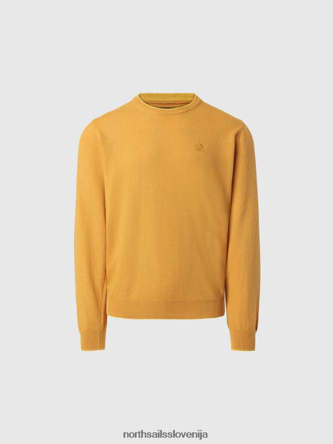 moški North Sails zlato rumeno eko pulover iz kašmirja oblačila ZBDXNV889