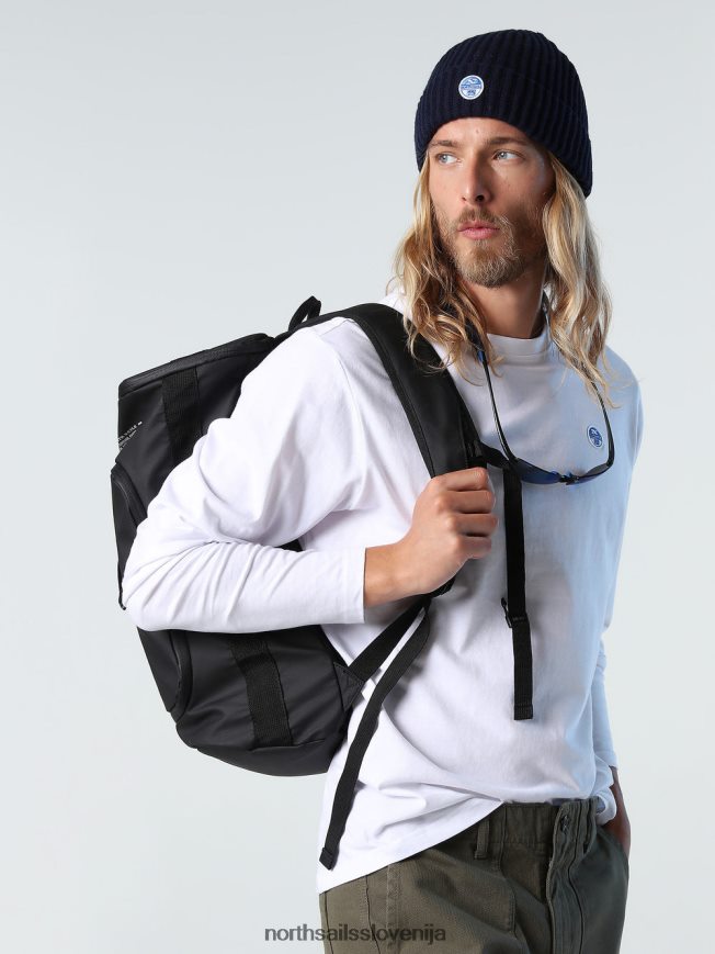 moški North Sails bela majica z dolgimi rokavi in ​​logotipom oblačila ZBDXNV303