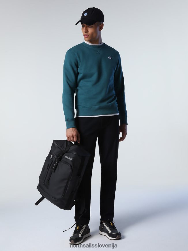 moški North Sails mediterranea pulover z logotipom na prsih oblačila ZBDXNV736