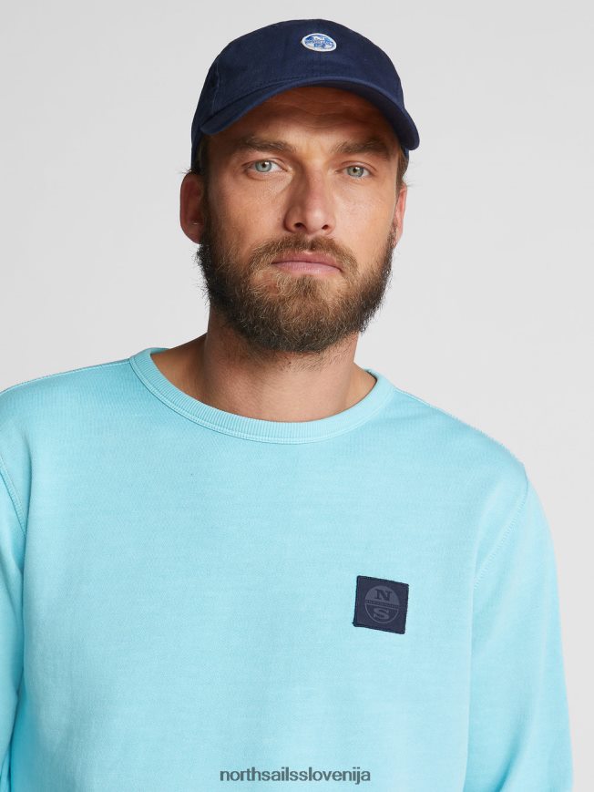 moški North Sails modro nebo pulover z okroglim izrezom oblačila ZBDXNV1281