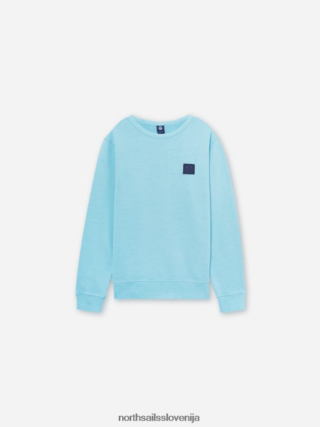 moški North Sails modro nebo pulover z okroglim izrezom oblačila ZBDXNV1281