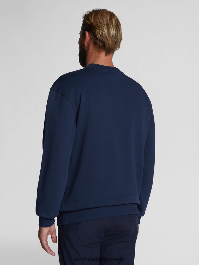 moški North Sails mornarsko modra oversized jopica oblačila ZBDXNV1081