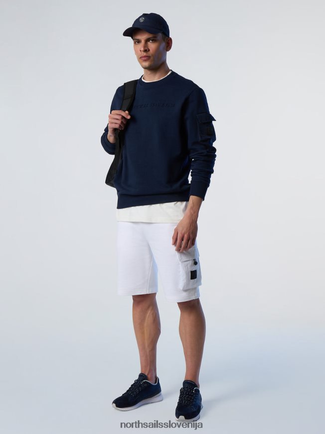 moški North Sails mornarsko modra pulover z žepom oblačila ZBDXNV273