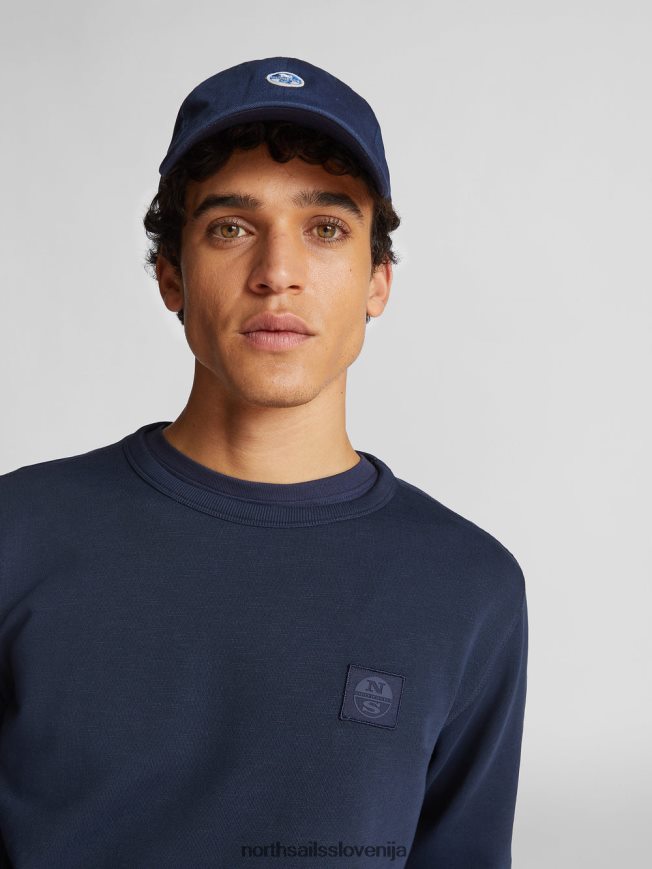 moški North Sails mornarsko modra pulover z okroglim izrezom oblačila ZBDXNV1282