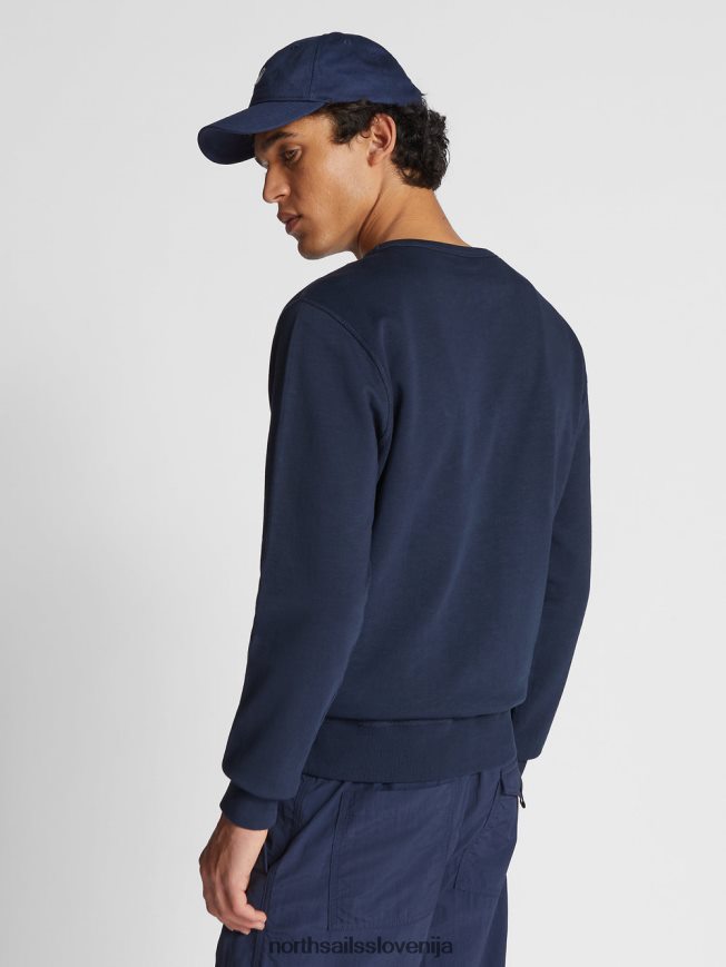 moški North Sails mornarsko modra pulover z okroglim izrezom oblačila ZBDXNV1282
