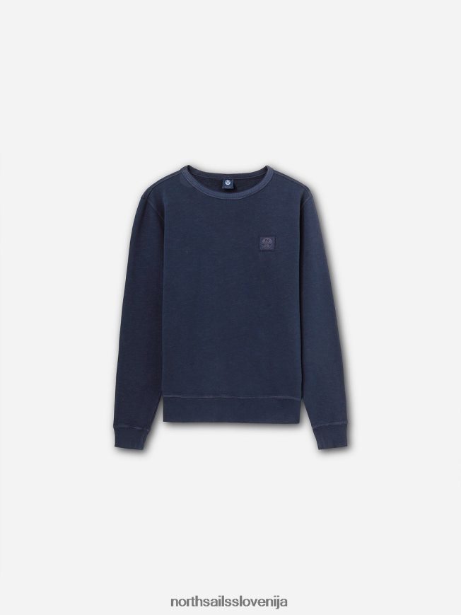 moški North Sails mornarsko modra pulover z okroglim izrezom oblačila ZBDXNV1282