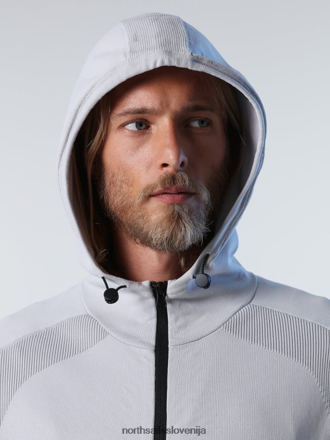 moški North Sails sivo vijolična pulover s kapuco iz recikliranega poliestra oblačila ZBDXNV721