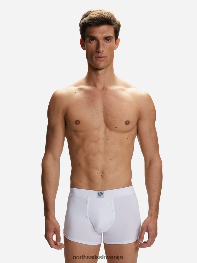 moški North Sails bela boksarice iz organskega bombaža oblačila ZBDXNV487