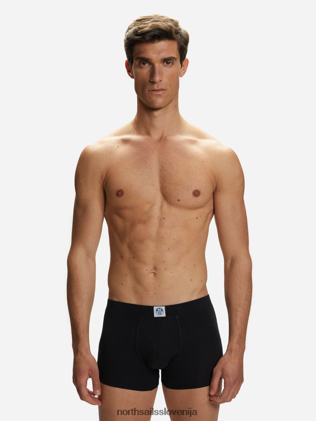moški North Sails Črna boksarice iz organskega bombaža oblačila ZBDXNV491
