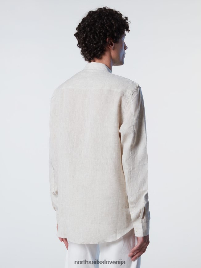 moški North Sails golobica srajca z mandarinskim ovratnikom oblačila ZBDXNV234