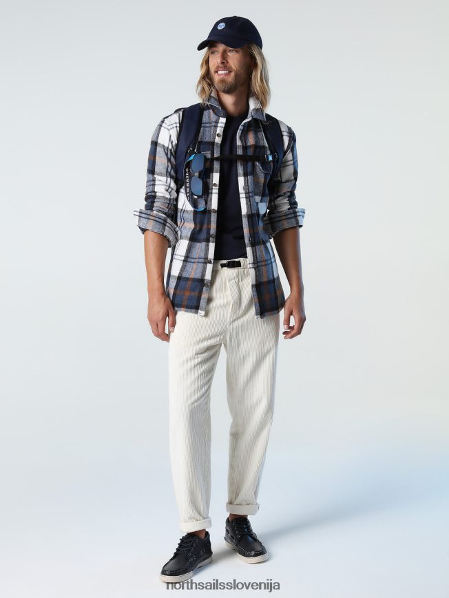 moški North Sails kombinacija 2 težka flanelasta srajca oblačila ZBDXNV747