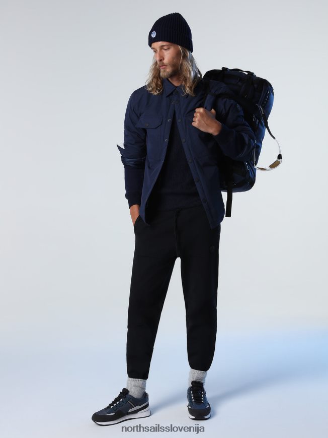 moški North Sails mornarsko modra branilska majica oblačila ZBDXNV975