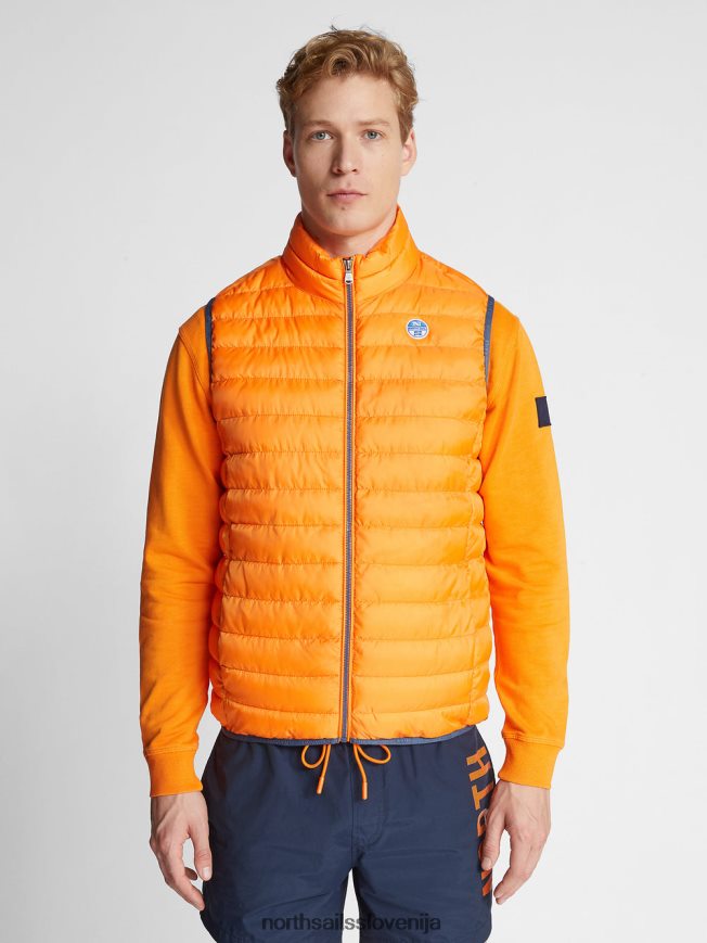 moški North Sails živahno oranžna crozet telovnik oblačila ZBDXNV1155