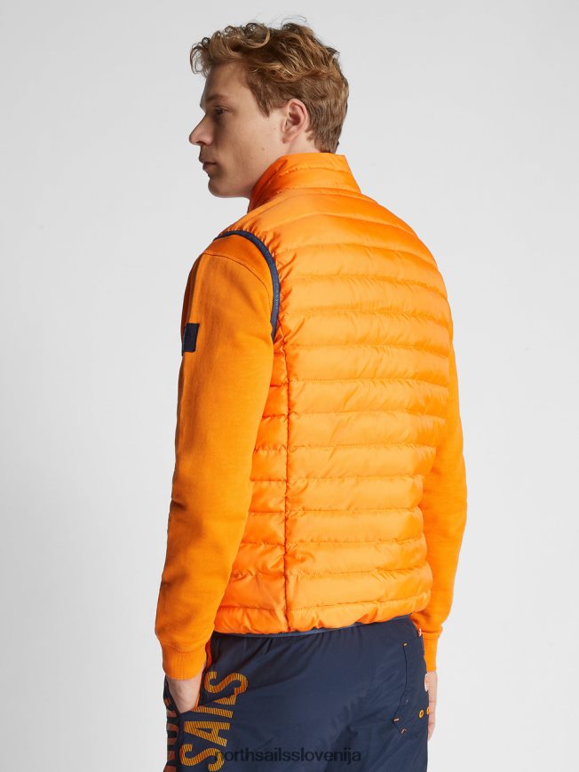 moški North Sails živahno oranžna crozet telovnik oblačila ZBDXNV1155