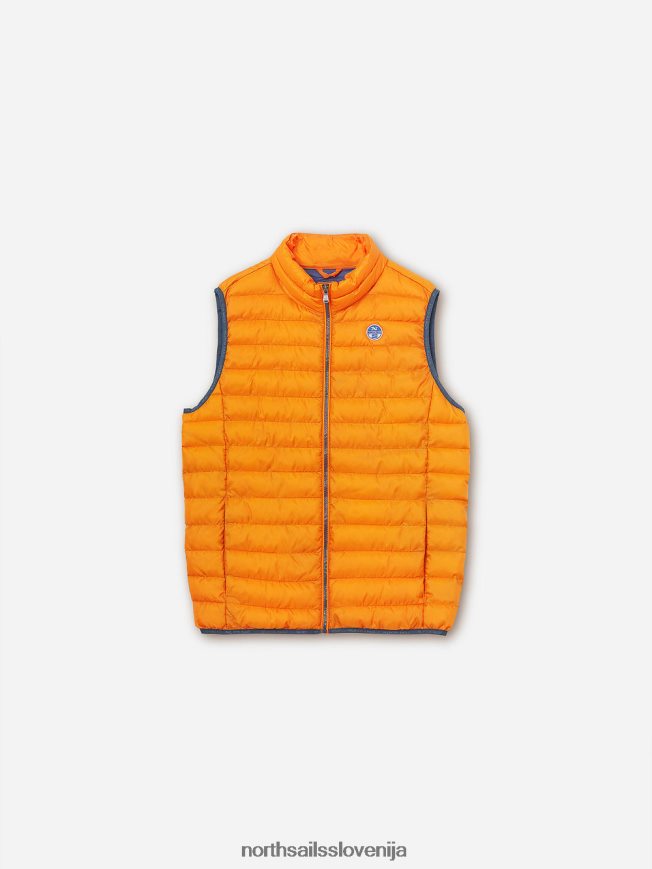 moški North Sails živahno oranžna crozet telovnik oblačila ZBDXNV1155