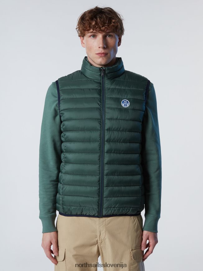 moški North Sails vojaško zelena crozet telovnik oblačila ZBDXNV47