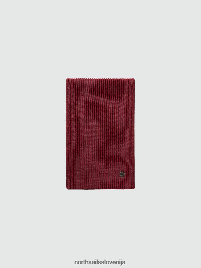 ženske North Sails globoka češnja šal iz kašmirja dodatki ZBDXNV1362