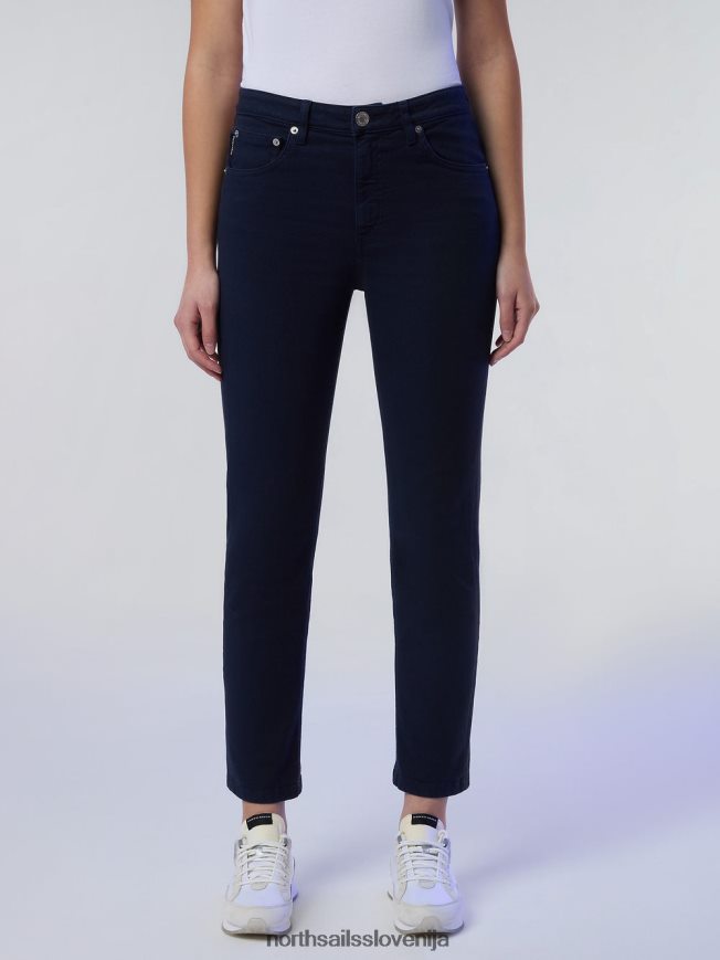 ženske North Sails mornarsko modra jeans jeans iz organskega bombaža oblačila ZBDXNV607