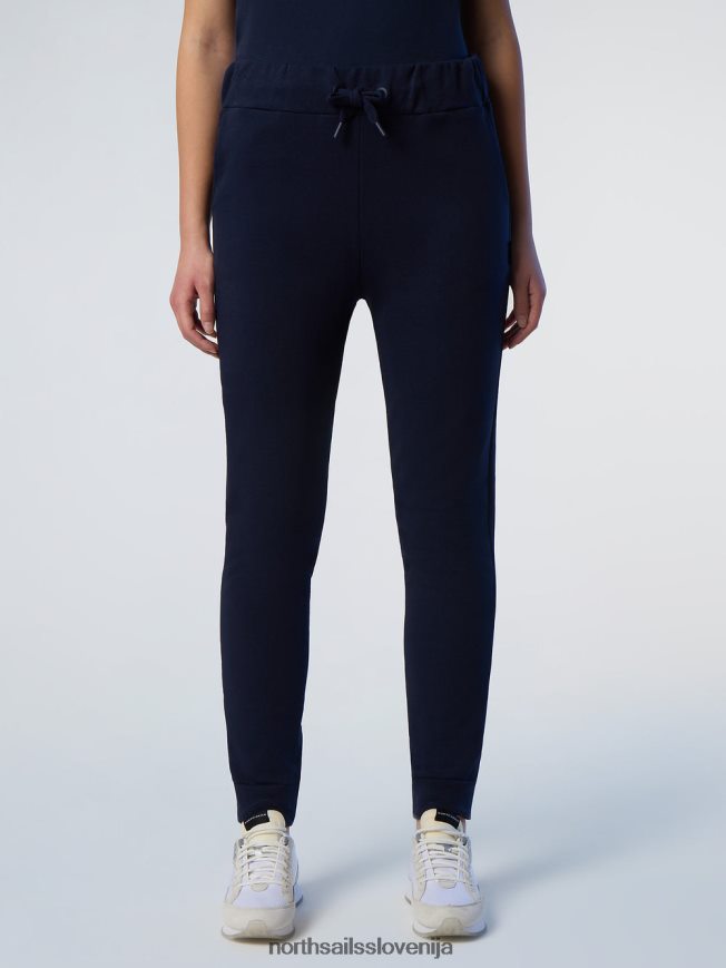 ženske North Sails mornarsko modra trenirke iz organskega bombaža oblačila ZBDXNV612